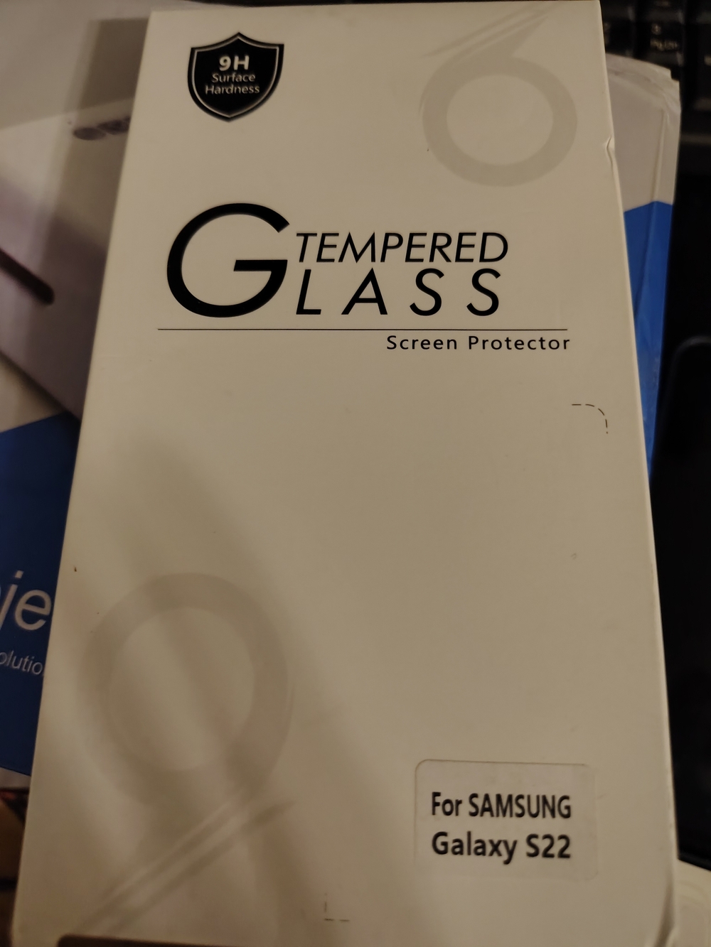 Samsung Tempered Glass Screen Protector - White
